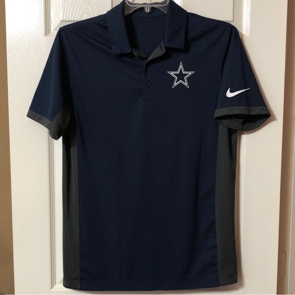 Nike Men's NFL Dallas Cowboys Team Merchandise Polo Size Medium with Logo